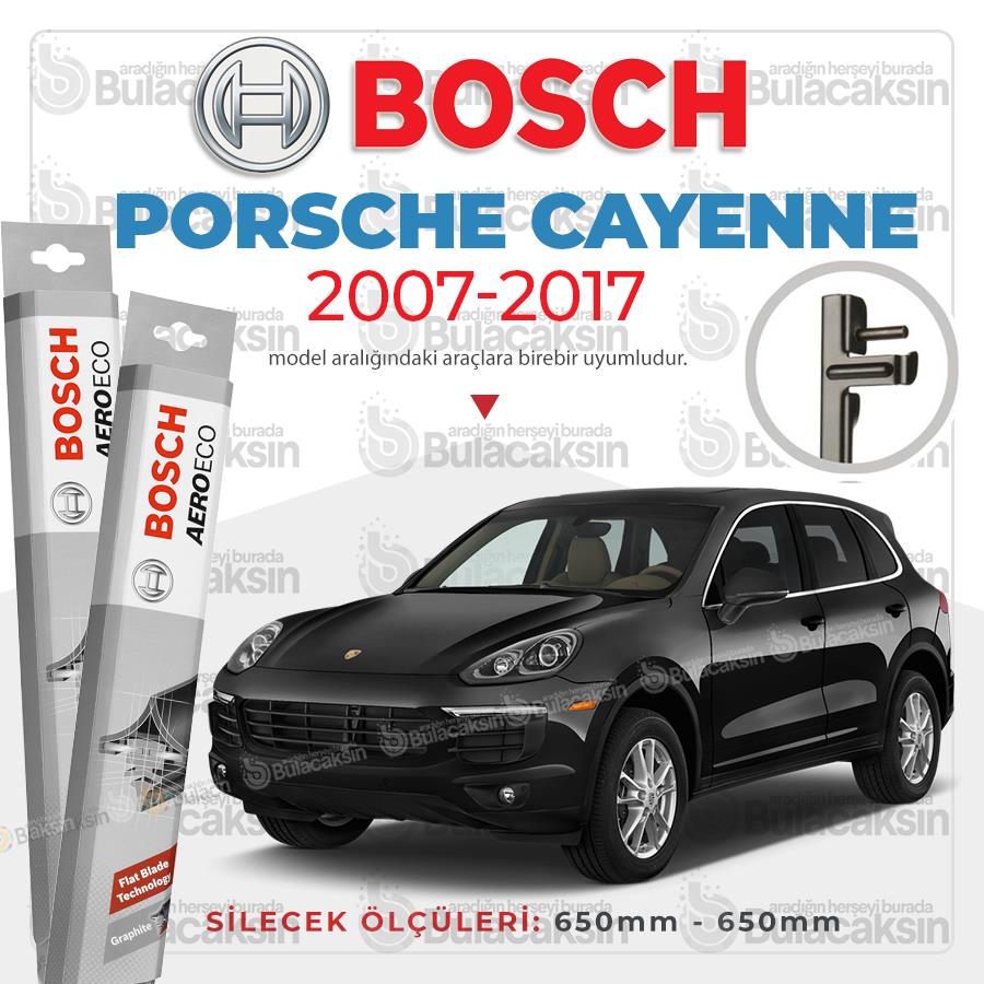 Porsche Cayenne Muz Silecek Takımı (2007-2017) Bosch Aeroeco