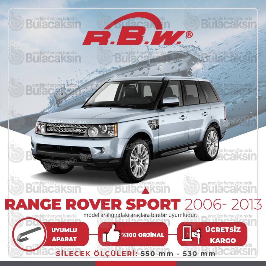 Range Rover Sport Muz Silecek Takımı (2006-2013) Rbw