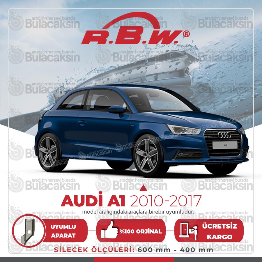 Rbw Audi A1 2010 - 2017 Ön Muz Silecek Takımı