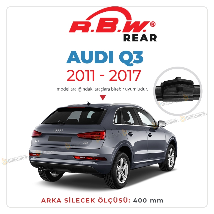 Rbw Audi Q3 2011- 2017 Arka Silecek