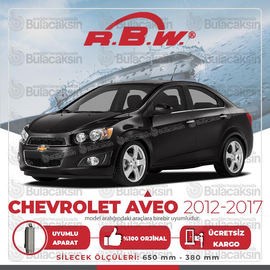 Rbw Chevrolet Aveo Sedan 2012 - 2017 Ön Muz Silecek Takımı