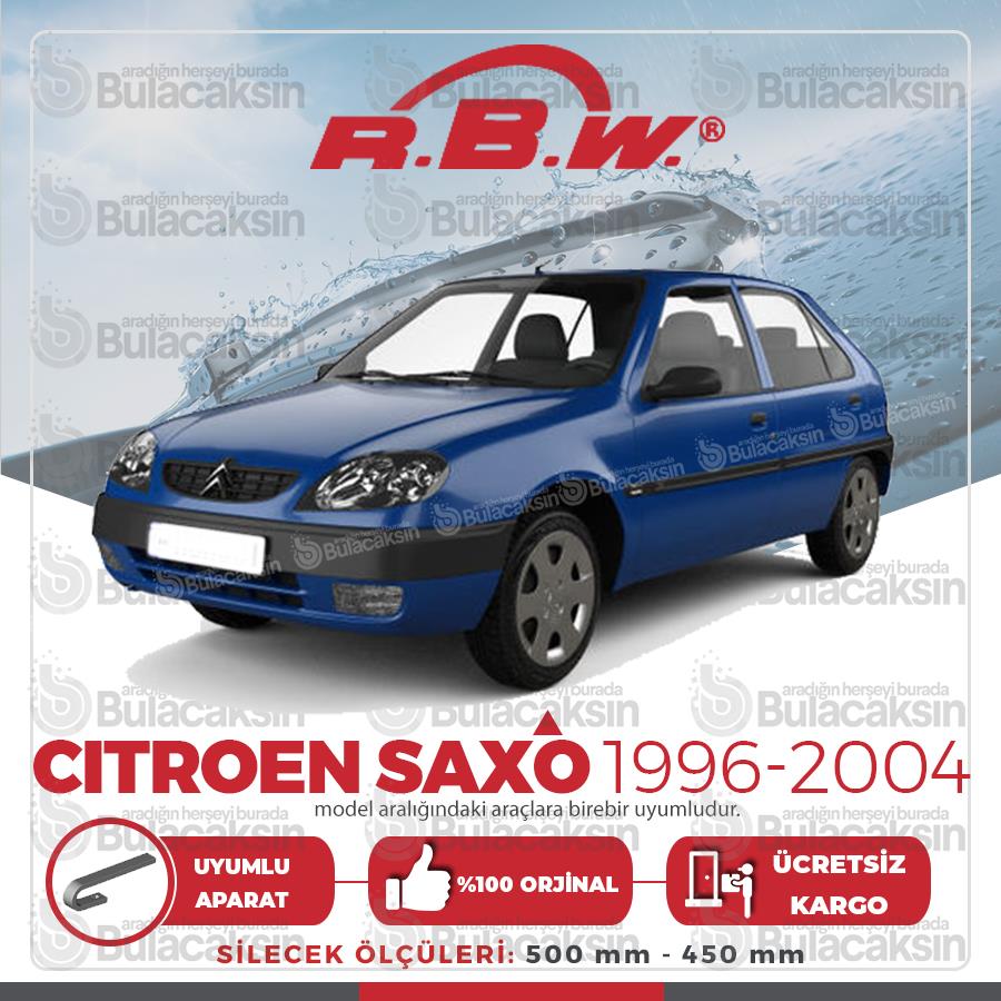 Rbw Citroen Saxo 1996 - 2004 Ön Muz Silecek Takımı