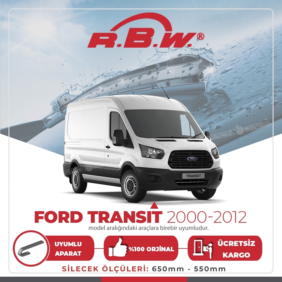Rbw Ford Transit 2000 - 2012 Ön Muz Silecek Takımı