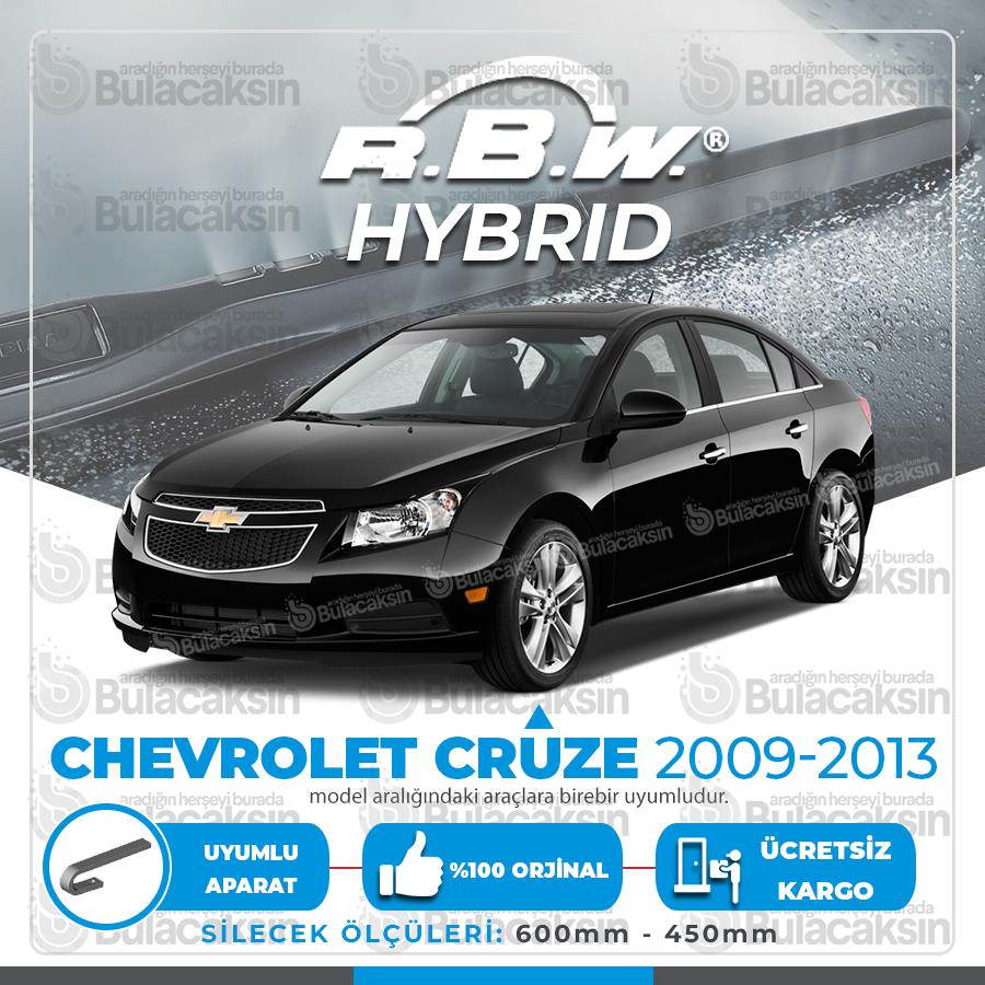Rbw Hybri̇d Chevrolet Cruze 2009 - 2013 Ön Silecek Takımı - Hibrit