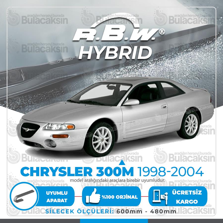 Rbw Hybri̇d Chrysler 300M 1998 - 2004 Ön Silecek Takımı - Hibrit