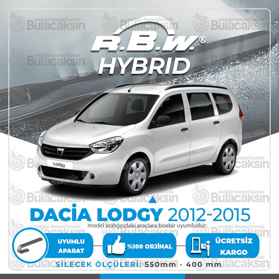 Rbw Hybri̇d Dacia Lodgy 2012 - 2015 Ön Silecek Takımı - Hibrit