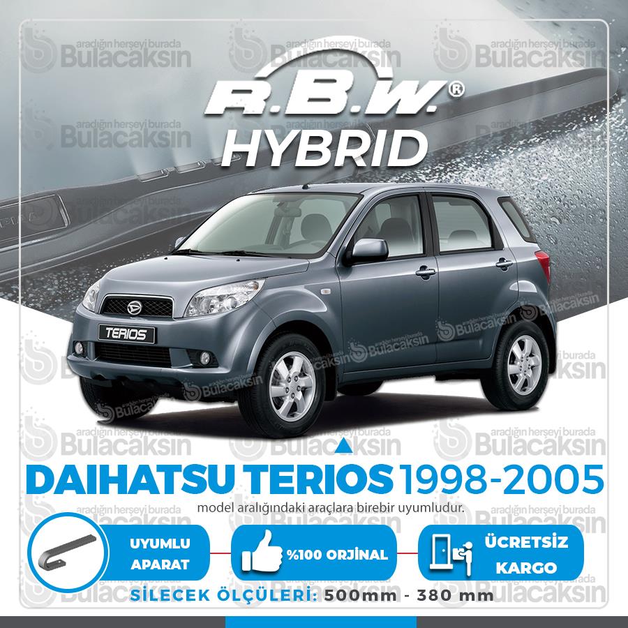 Rbw Hybri̇d Daihatsu Terios 1998 - 2005 Ön Silecek Takımı - Hibrit
