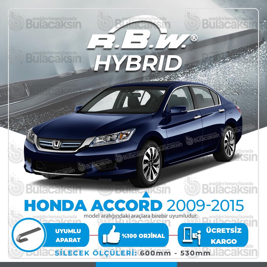 Rbw Hybri̇d Honda Accord 2009 - 2015 Ön Silecek Takımı - Hibrit