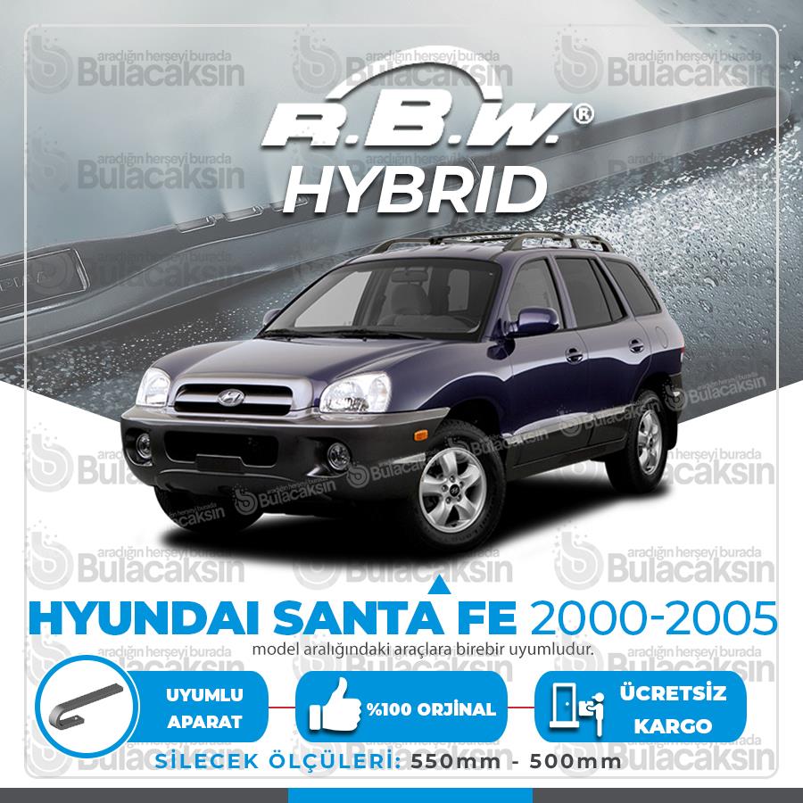 Rbw Hybri̇d Hyundai Santa Fe 2000-2005 Ön Silecek Takımı - Hibrit