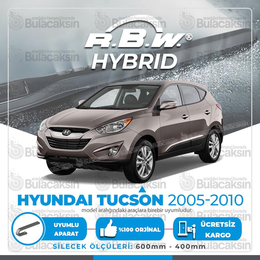 Rbw Hybri̇d Hyundai Tucson 2005-2010 Ön Silecek Takımı - Hibrit