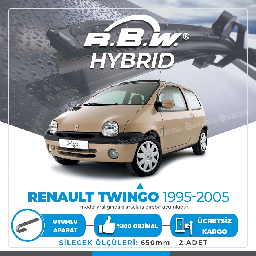 Rbw Hybri̇d Renault Twingo 1995-2005 Ön Silecek Takımı - Hibrit