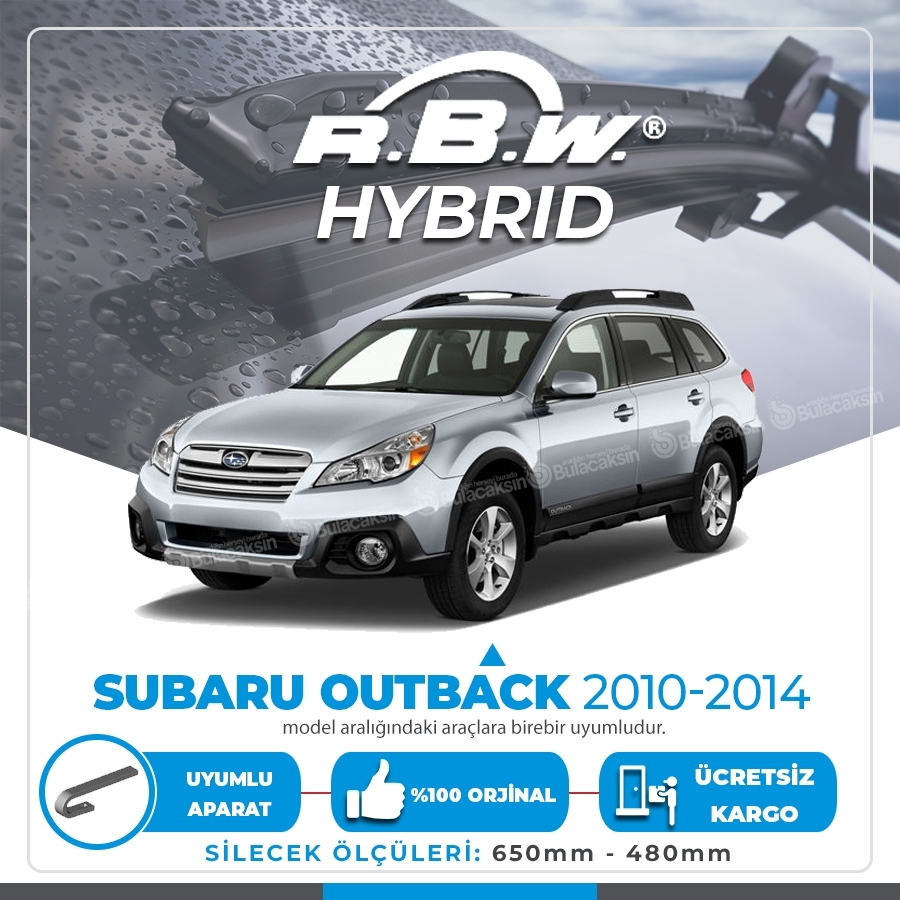 Rbw Hybri̇d Subaru Outback 2010 - 2014 Ön Silecek Takımı - Hibrit