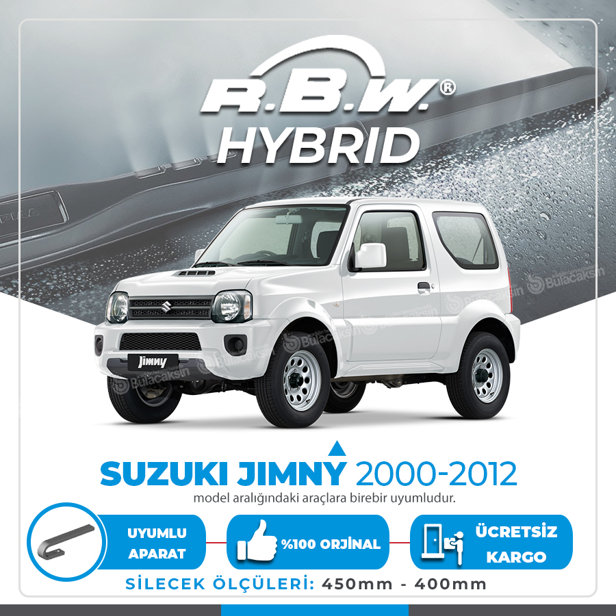Rbw Hybri̇d Suzuki Jimny 2000 - 2012 Ön Silecek Takımı - Hibrit
