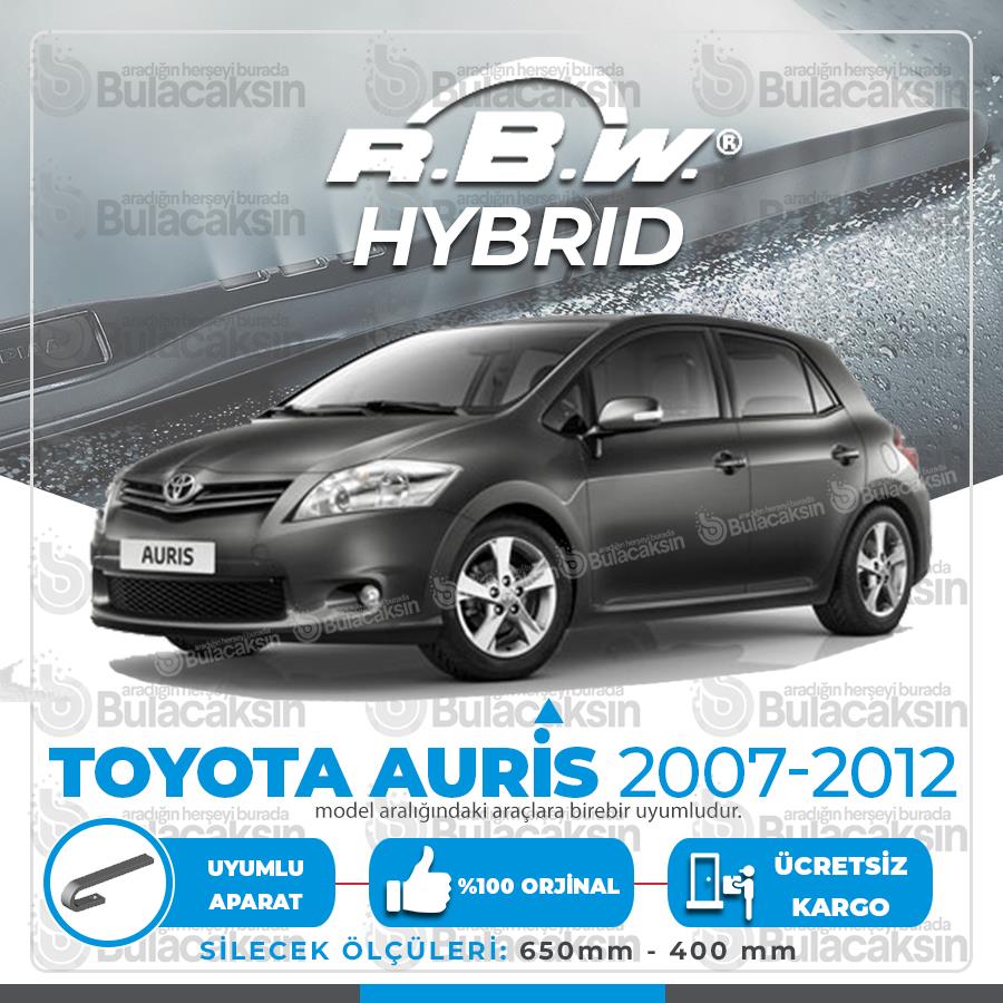 Rbw Hybri̇d Toyota Auris 2007 - 2012 Ön Silecek Takımı - Hibrit