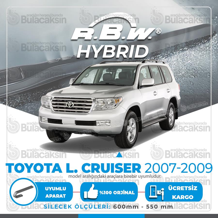 Rbw Hybri̇d Toyota Land Cruiser 2007 - 2009 Ön Silecek Takımı - Hibrit