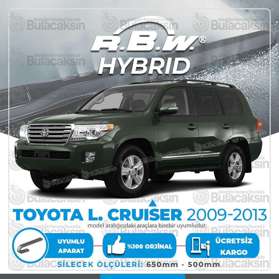 Rbw Hybri̇d Toyota Land Cruiser 2009-2013 Ön Silecek Takımı-Hibrit
