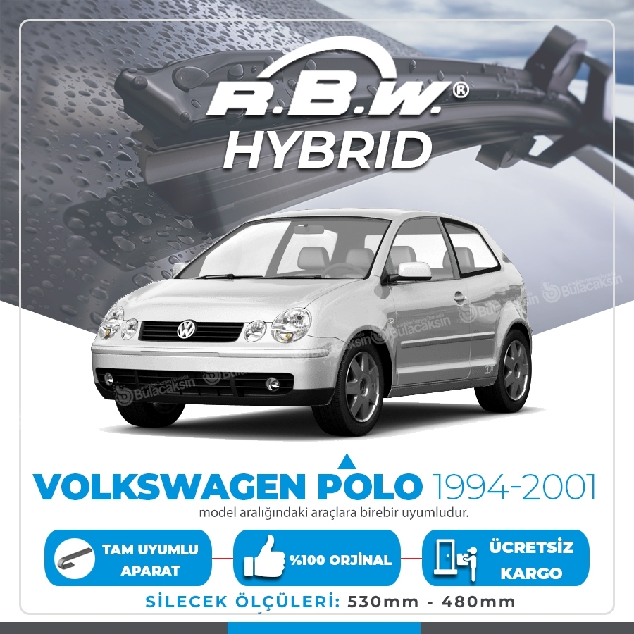 Rbw Hybri̇d Volkswagen Polo 1994 - 2001 Ön Silecek Takımı - Hibrit