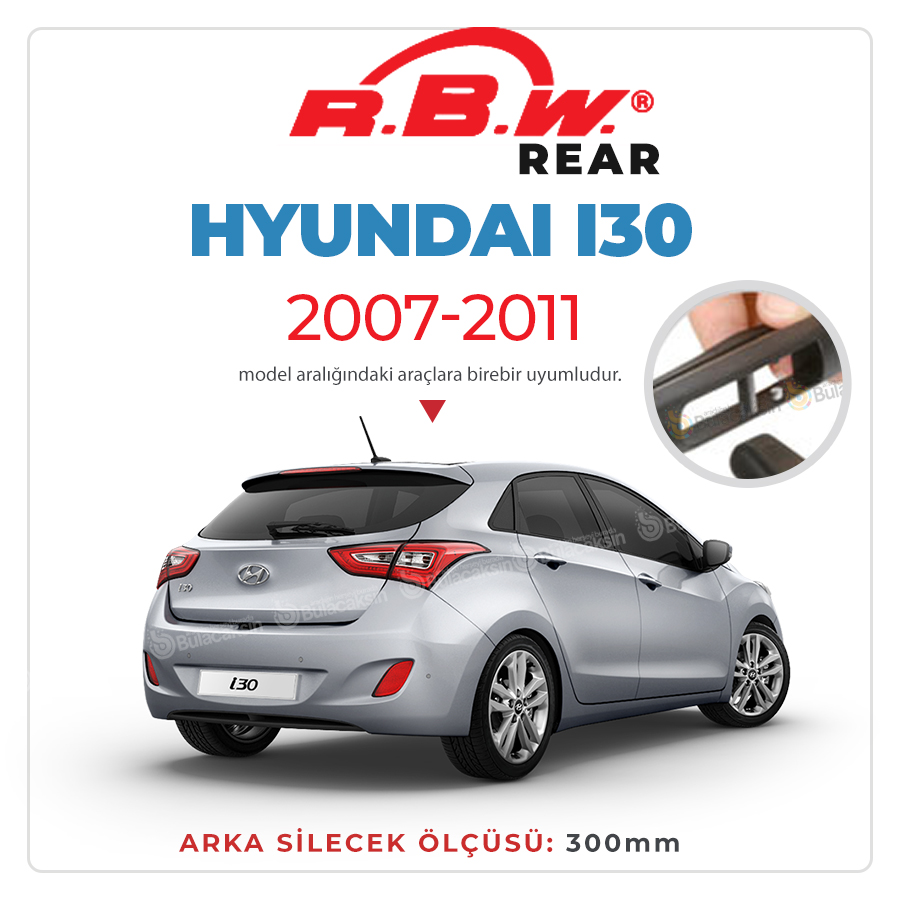 Rbw Hyundai I30 2007 - 2011 Arka Silecek
