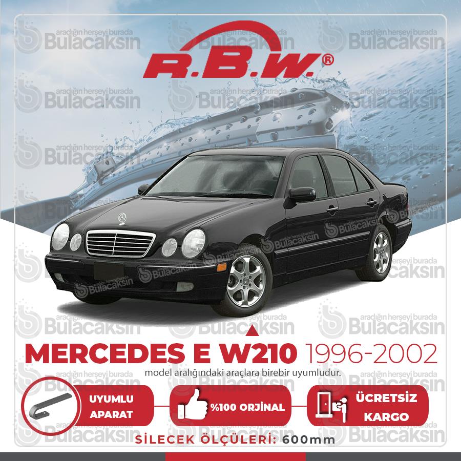 Rbw Mercedes E W210 1996 - 2002 Ön Muz Silecek Takımı