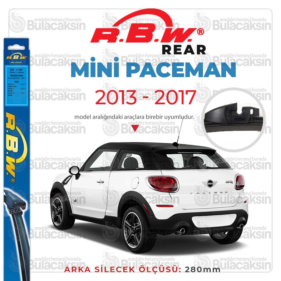 Rbw Mini Paceman 2013 - 2017 Arka Silecek
