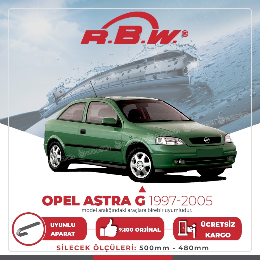 Rbw Opel Astra G 1997 - 2005 Ön Muz Silecek Takımı