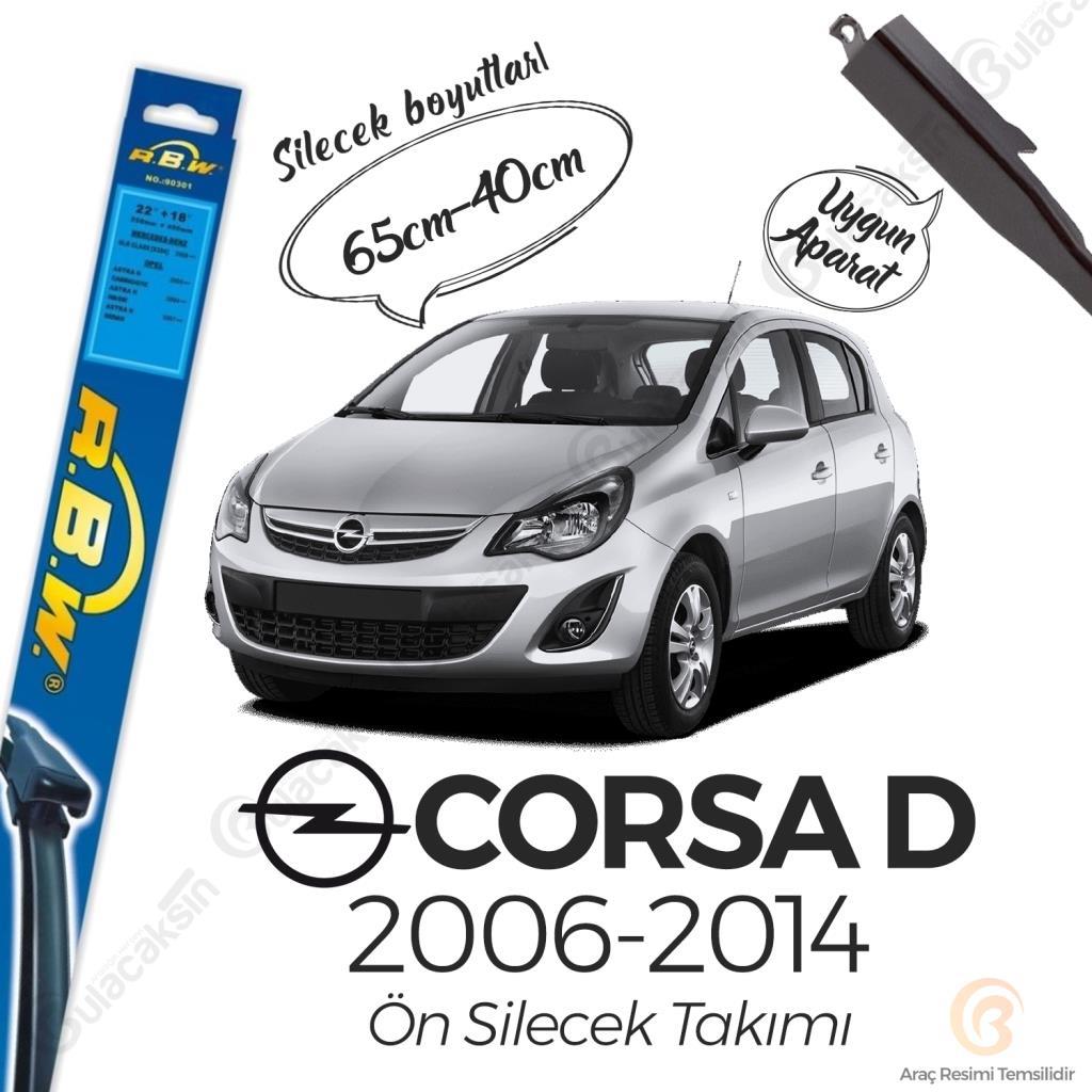 Rbw Opel Corsa D 2006 - 2014 Ön Muz Silecek Takımı