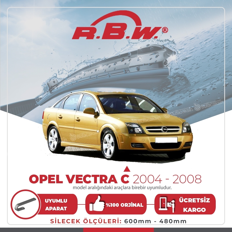 Rbw Opel Vectra C 2004 - 2008 Ön Muz Silecek Takımı