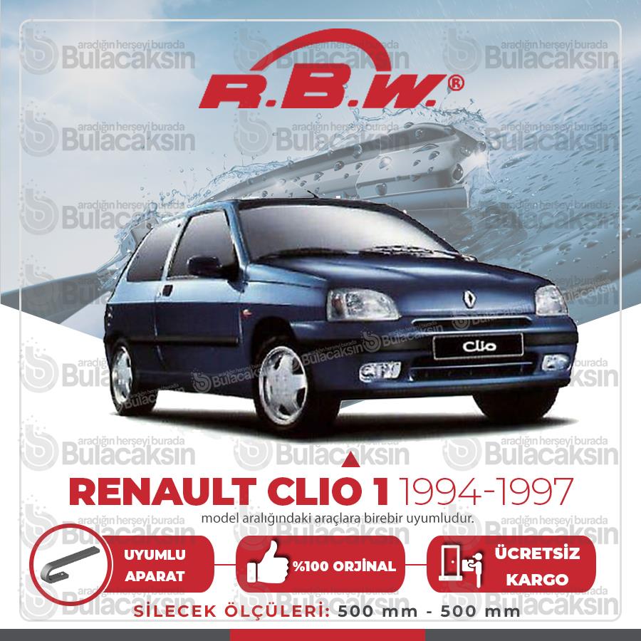 Rbw Renault Clio 1 1994-1997 Ön Muz Silecek Takımı