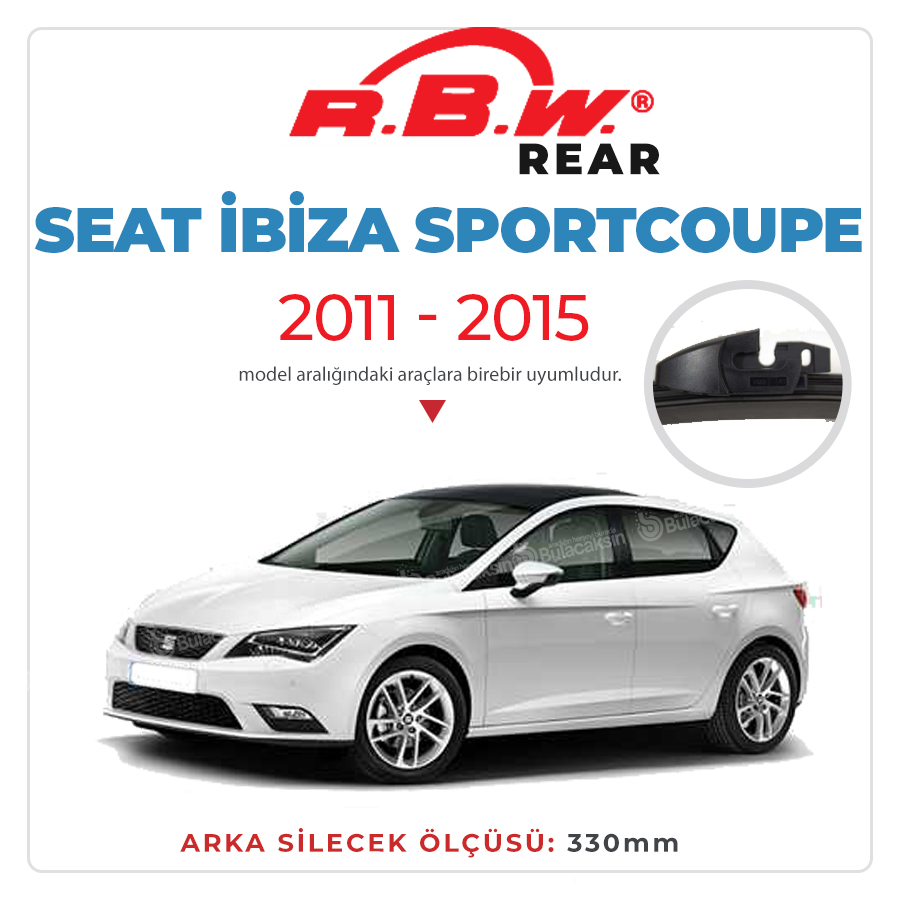 Rbw Seat Ibiza 5 Sportscoupe 2011 - 2015 Arka Silecek