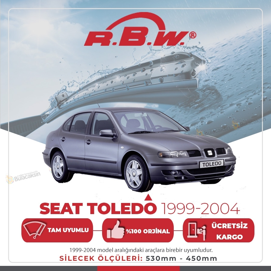 Rbw Seat Toledo 1999 - 2004 Ön Muz Silecek Takımı
