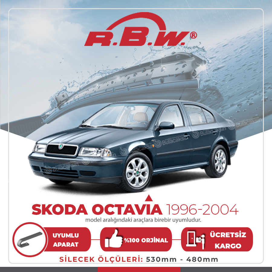 Rbw Skoda Octavia 1996 - 2004 Ön Muz Silecek Takımı