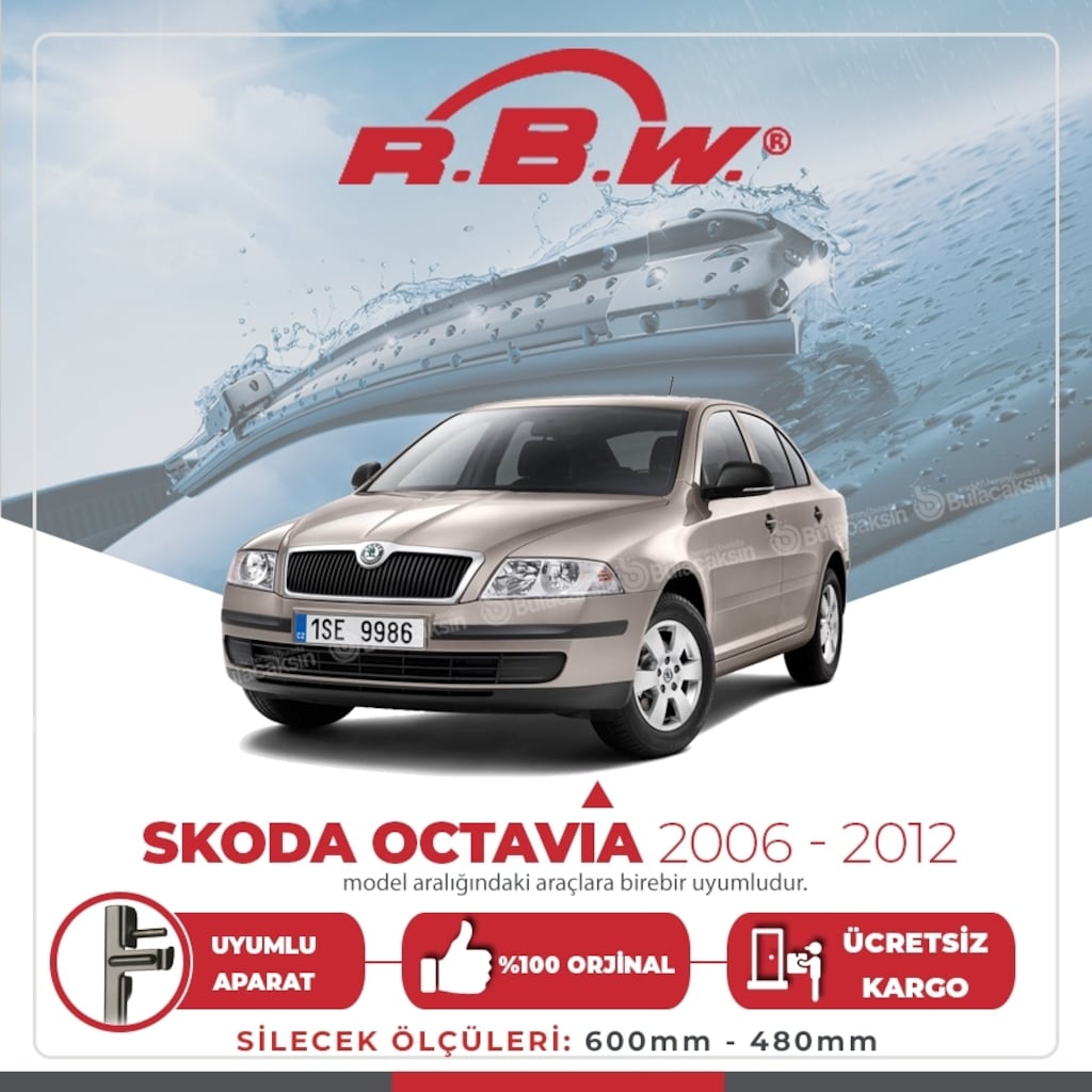 Rbw Skoda Octavia 2 Sw Kasa 2006-2012 Ön Muz Silecek Takımı