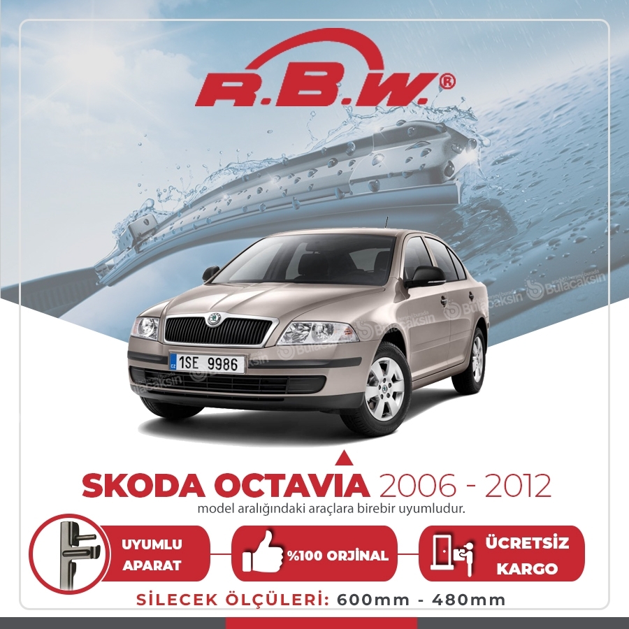 Rbw Skoda Octavia 2006 - 2012 Ön Muz Silecek Takımı