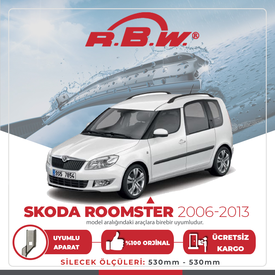Rbw Skoda Roomster 2006 - 2013 Ön Muz Silecek Takımı
