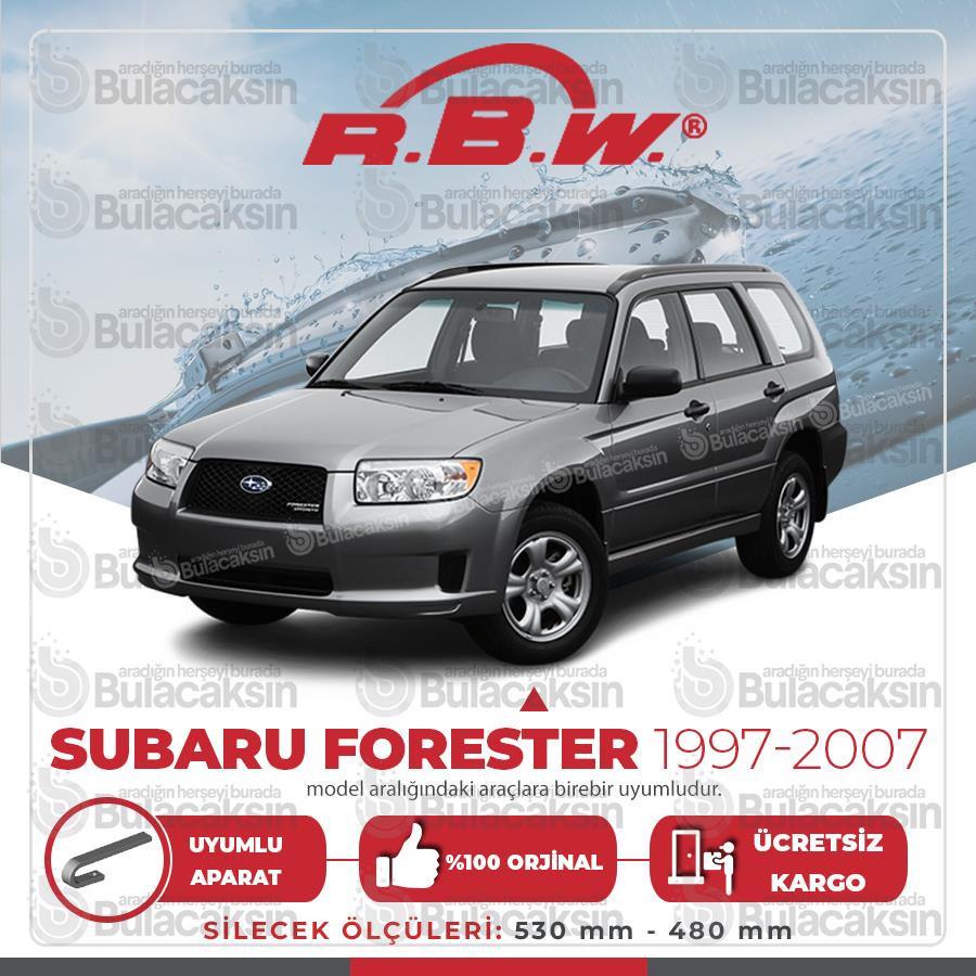 Rbw Subaru Forester 1997 - 2007 Ön Muz Silecek Takımı