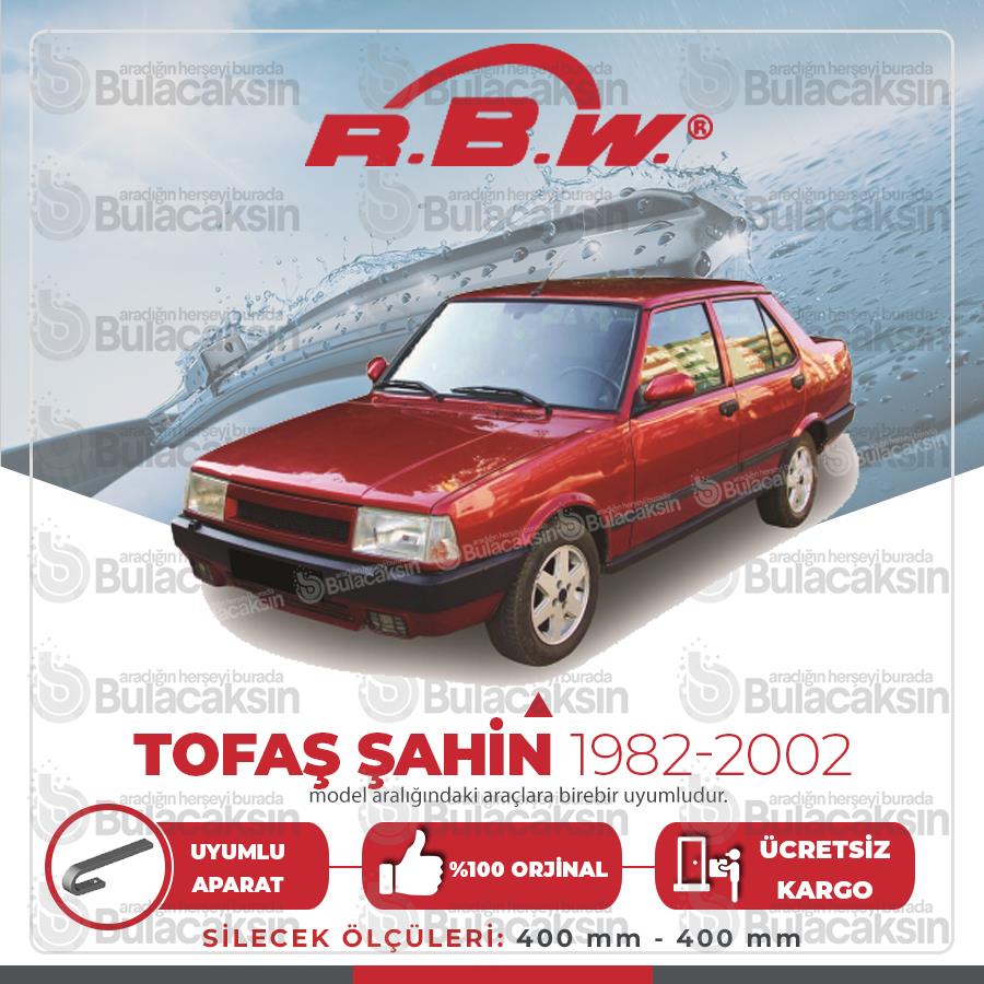 Rbw Tofaş Şahin 1982 - 2003 Ön Muz Silecek Takımı