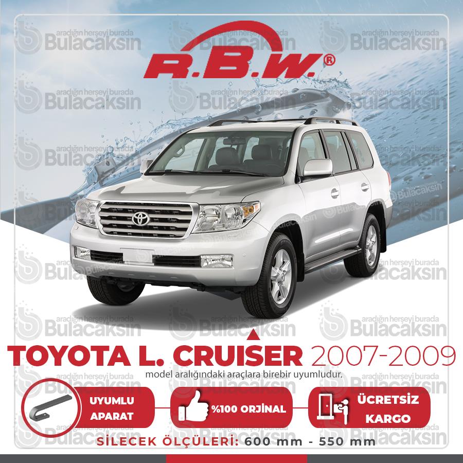 Rbw Toyota Land Cruiser 2007 - 2009 Ön Muz Silecek Takımı