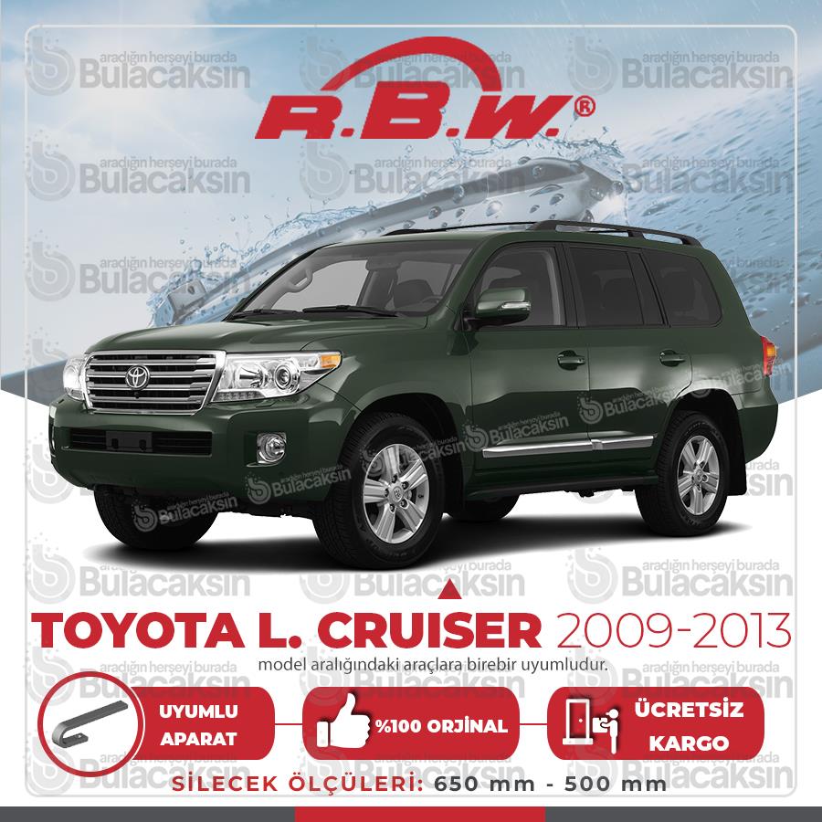 Rbw Toyota Land Cruiser 2009 - 2013 Ön Muz Silecek Takımı