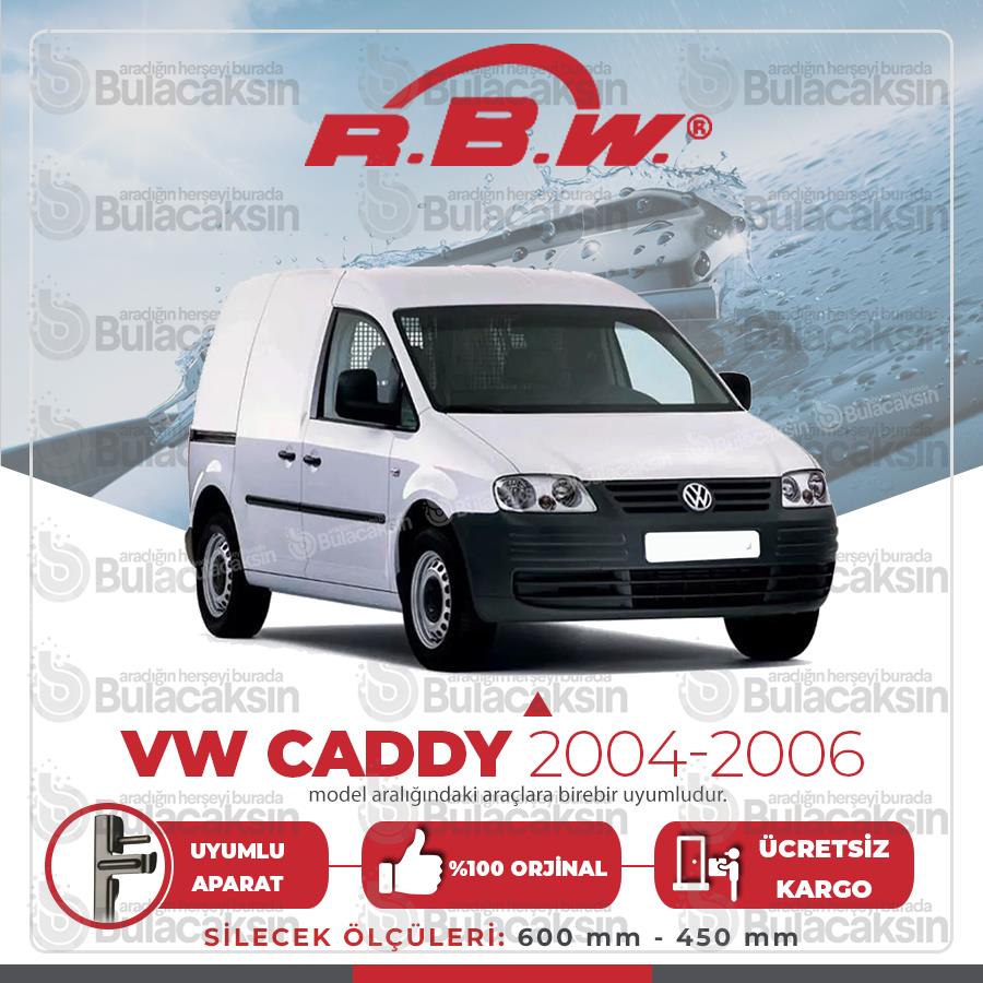 Rbw Volkswagen Caddy 2004 - 2006 Ön Muz Silecek Takımı