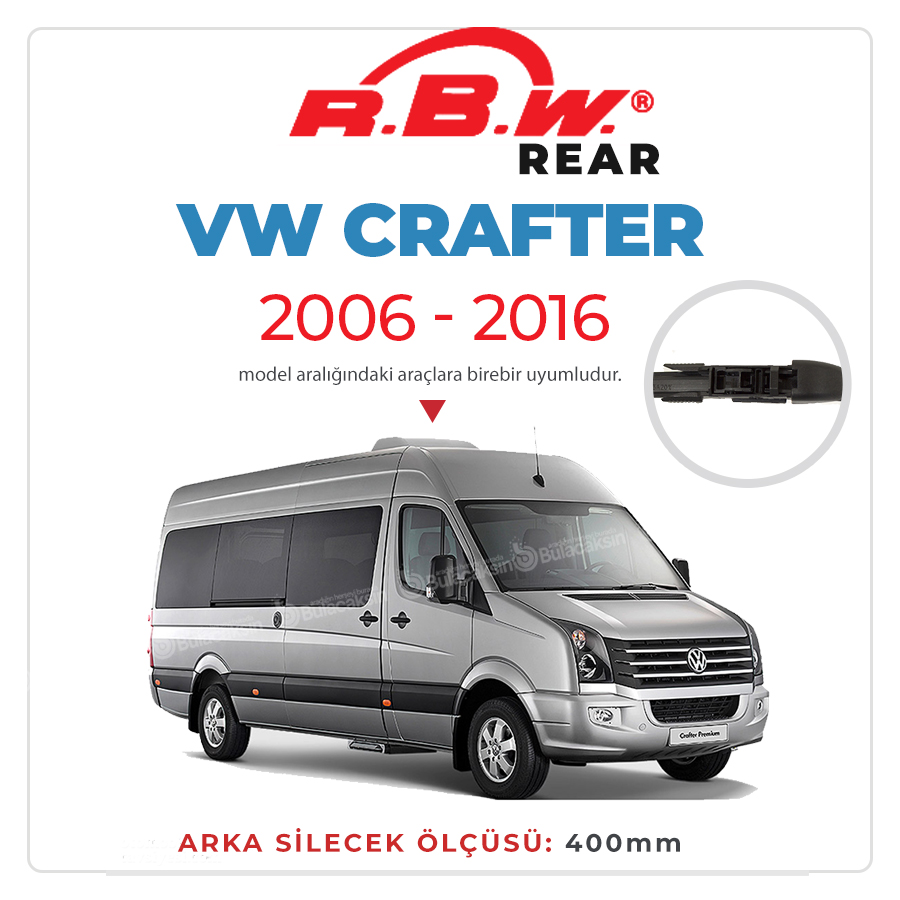 Rbw Volkswagen Crafter 2006 - 2016 Arka Silecek