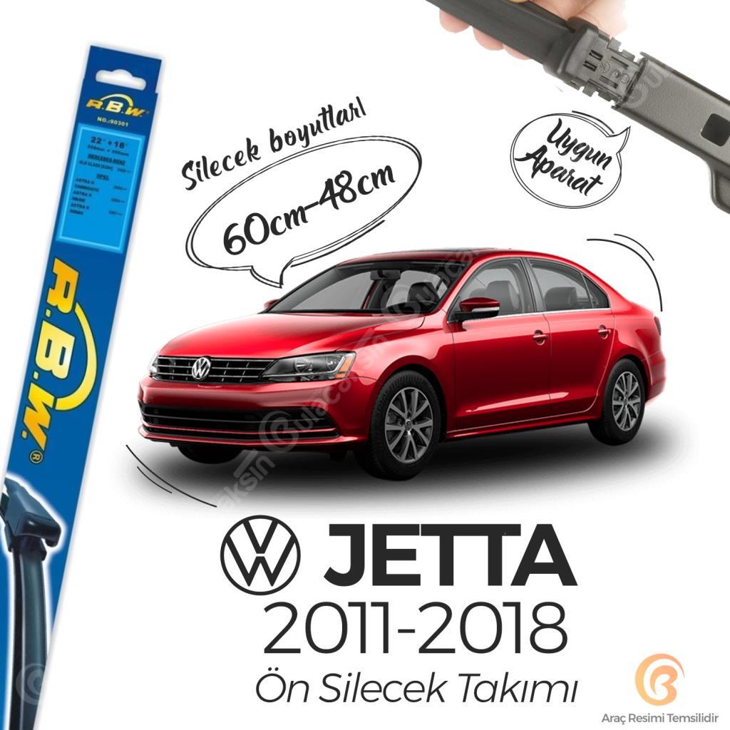 Rbw Volkswagen Jetta 4 2011 - 2018 Ön Muz Silecek Takımı