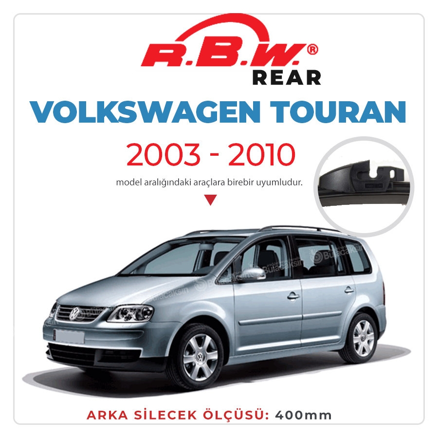 Rbw Volkswagen Touran 2003 - 2010 Arka Silecek