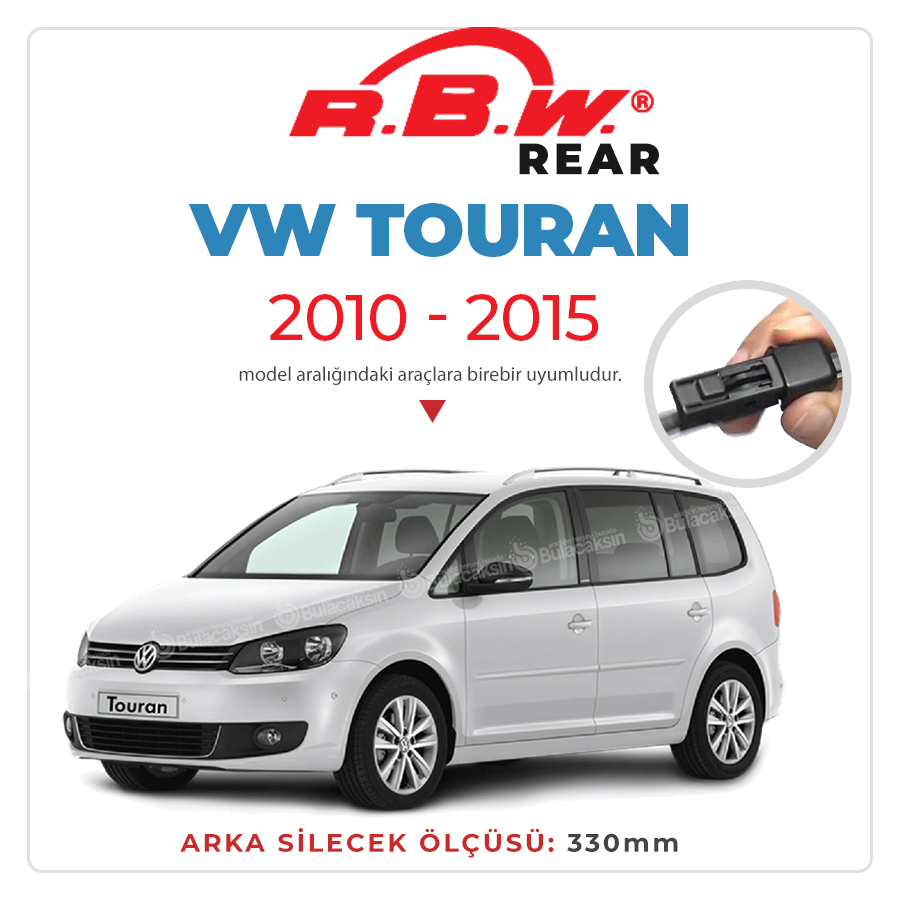 Rbw Volkswagen Touran 2010 - 2015 Arka Silecek