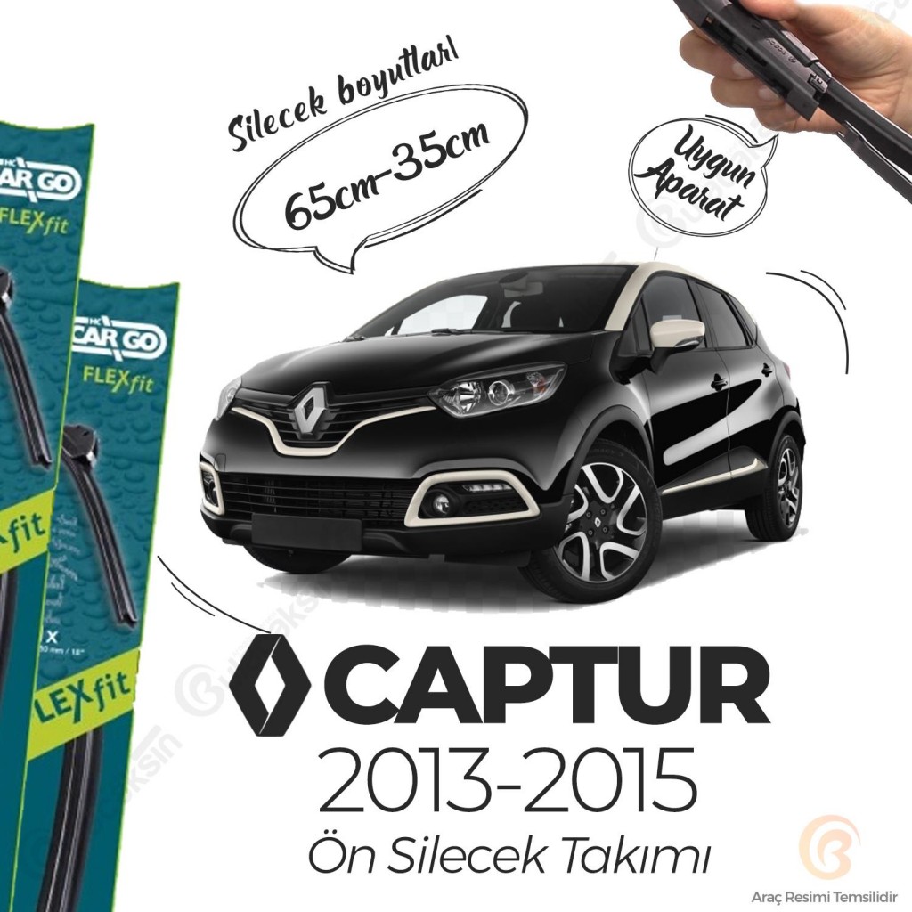 Renault Captur Muz Silecek Takımı (2013-2015) Hc Cargo