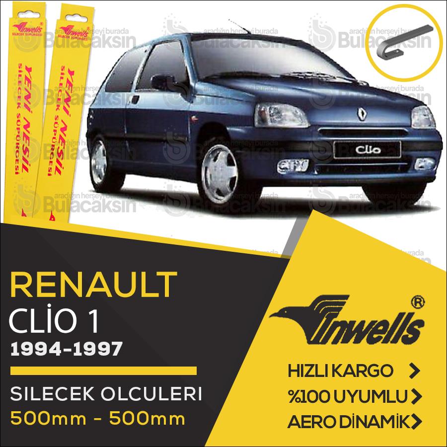 Renault Clio 1 Muz Silecek Takımı (1994-1997) İnwells