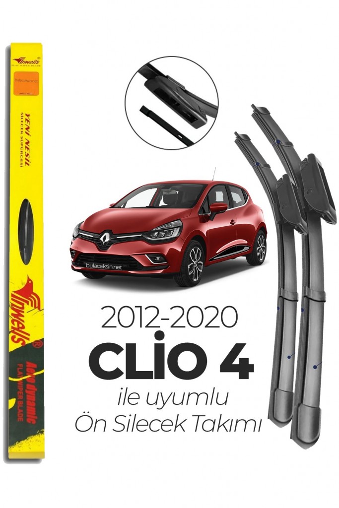 İnwells Muz Silecek Takımı 2012-2020 Renault Clio 4 Ile Uyumlu