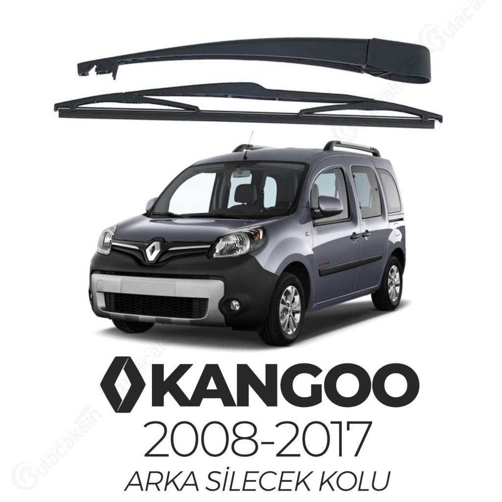 Renault Kangoo 2008-2017 Komple Arka Silecek Kolu Ve Süpürgesi