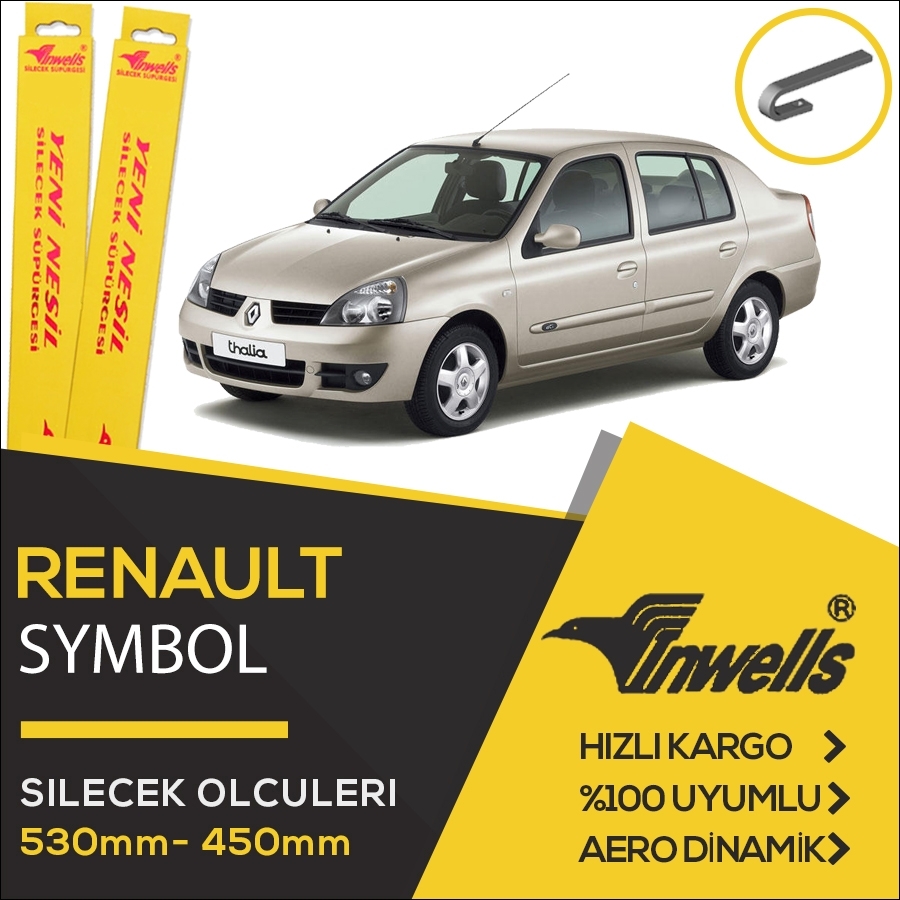 Renault Symbol Muz Silecek Takımı (2000-2008) İnwells