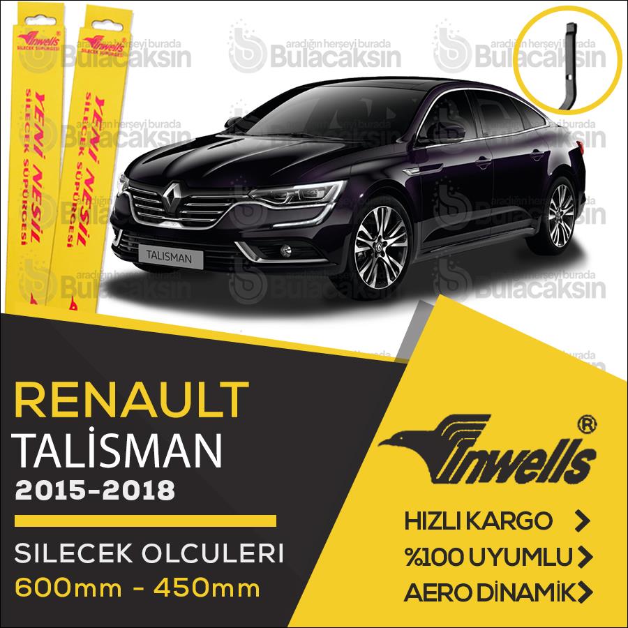 Renault Talisman Muz Silecek Takımı (2015-2018) İnwells