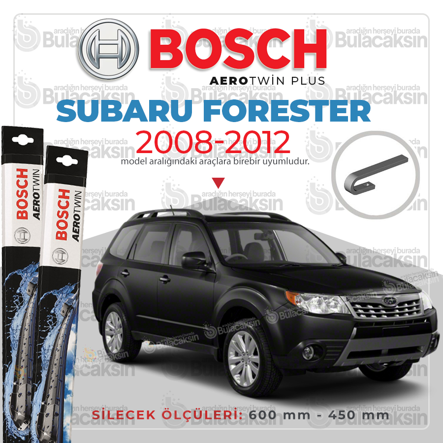 Subaru Forester Muz Silecek Takımı (2008-2012) Bosch Aerotwin